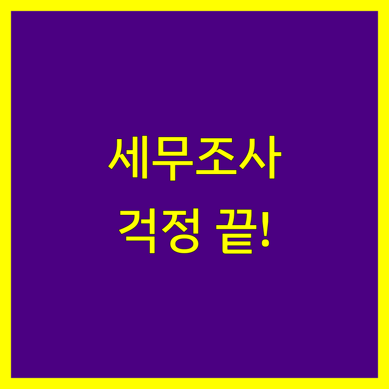 부산 연제구 세무조사, 이제 걱정 끝! 전문가가 도와드립니다.